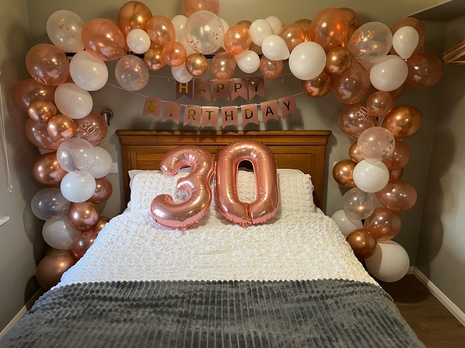 A celebration table setting